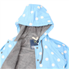 Korango Colour Change Polkadot Raincoat - Blue