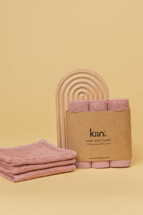 Kiin Wash Cloth 3 pk Heather